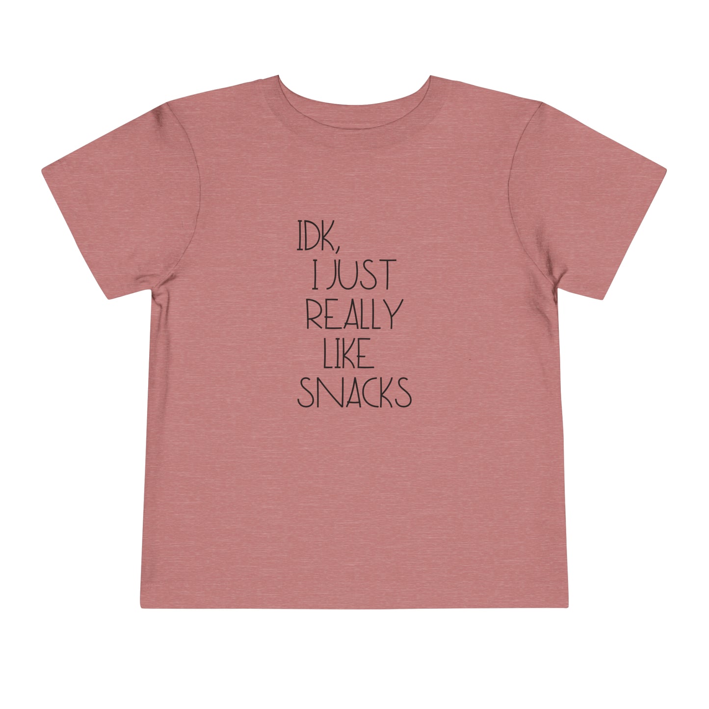 Snacks Toddler Short Sleeve Tee