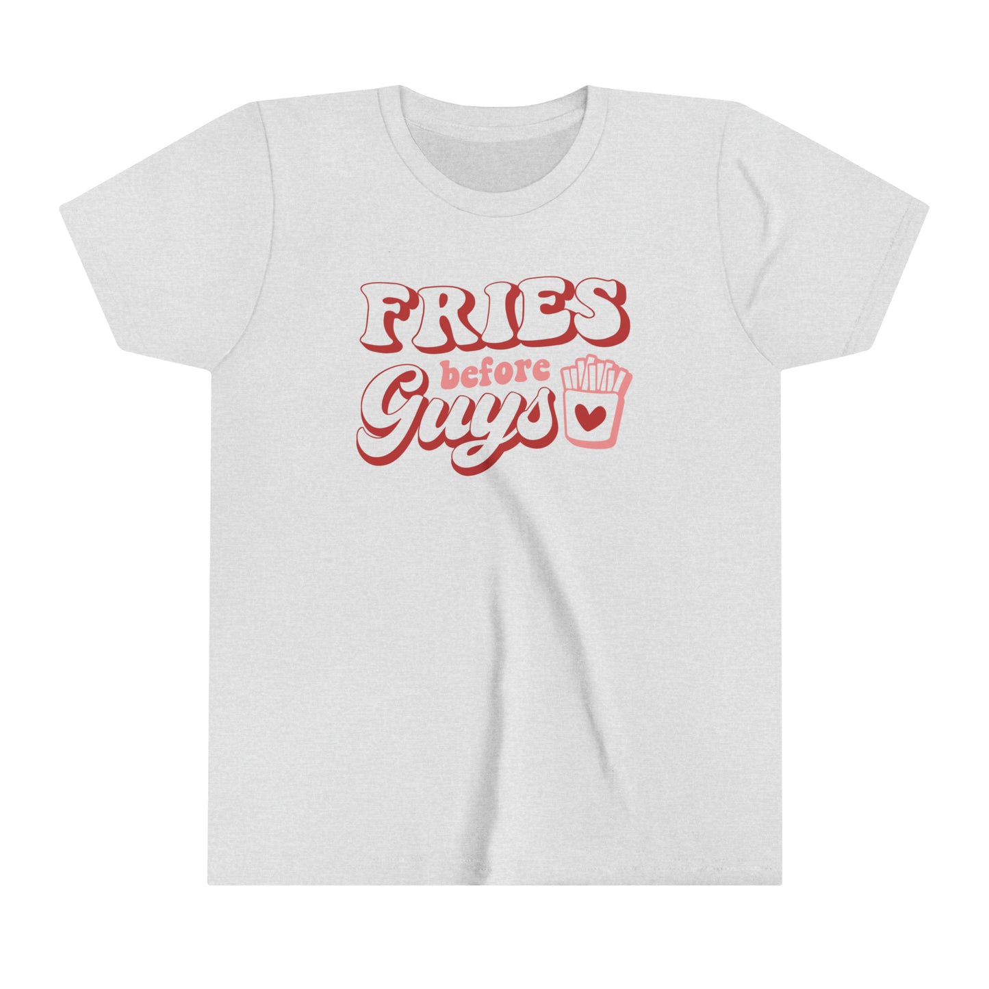 Fries before Guys Youth Short Sleeve Tee