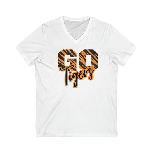 Women's Go Tigers V-Neck Tee