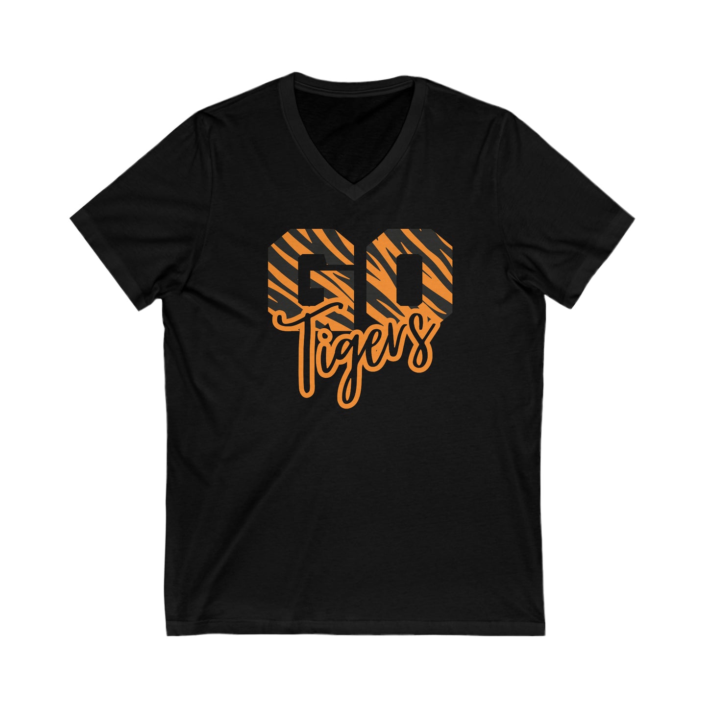 Women's Go Tigers V-Neck Tee