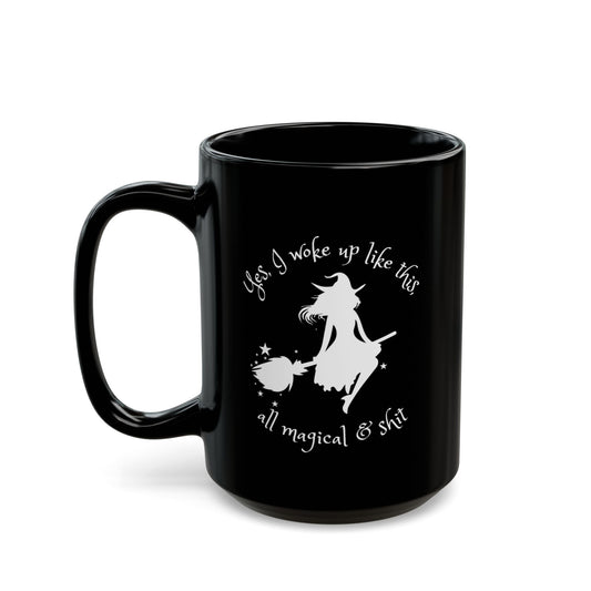 Magical Witch Black Mug 15oz