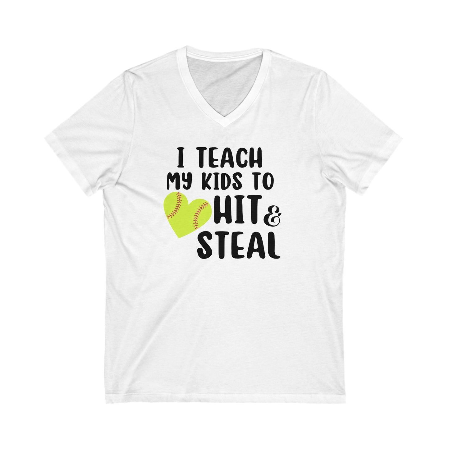 Hit & Steal Softball Ladies' V-Neck