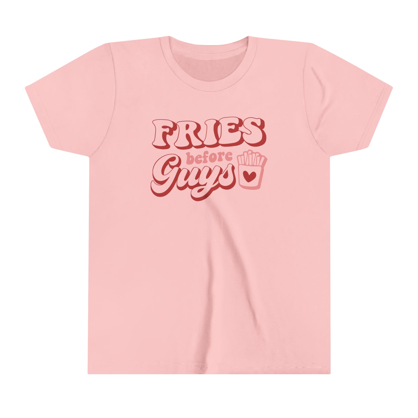 Fries before Guys Youth Short Sleeve Tee