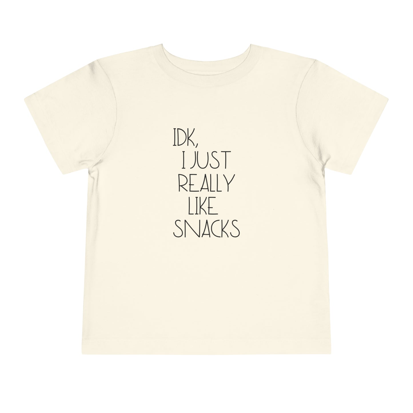 Snacks Toddler Short Sleeve Tee