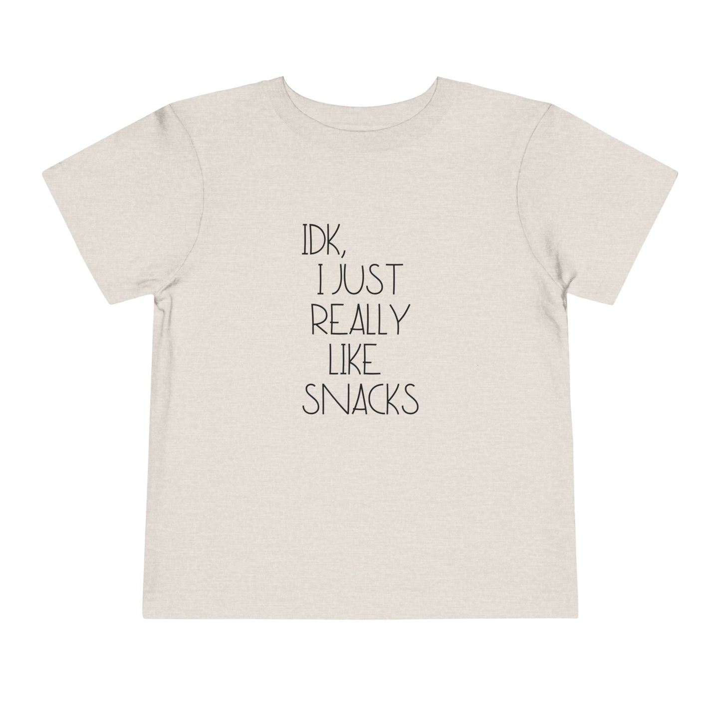 Snacks Toddler Short Sleeve Tee