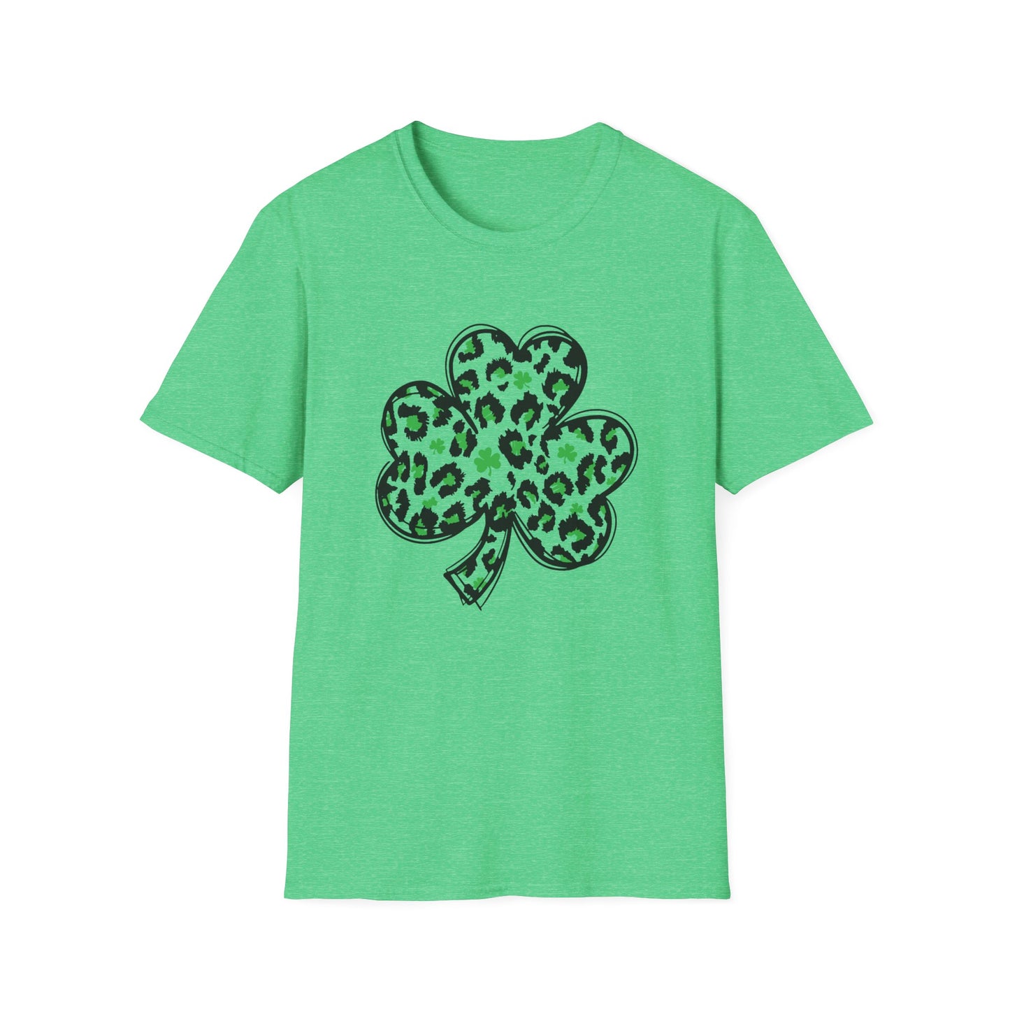 Leopard Clover Unisex Softstyle T-Shirt