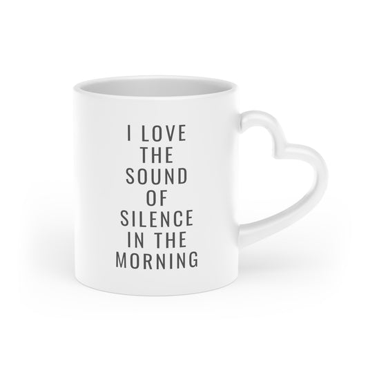 Heart-Shaped Silence Mug