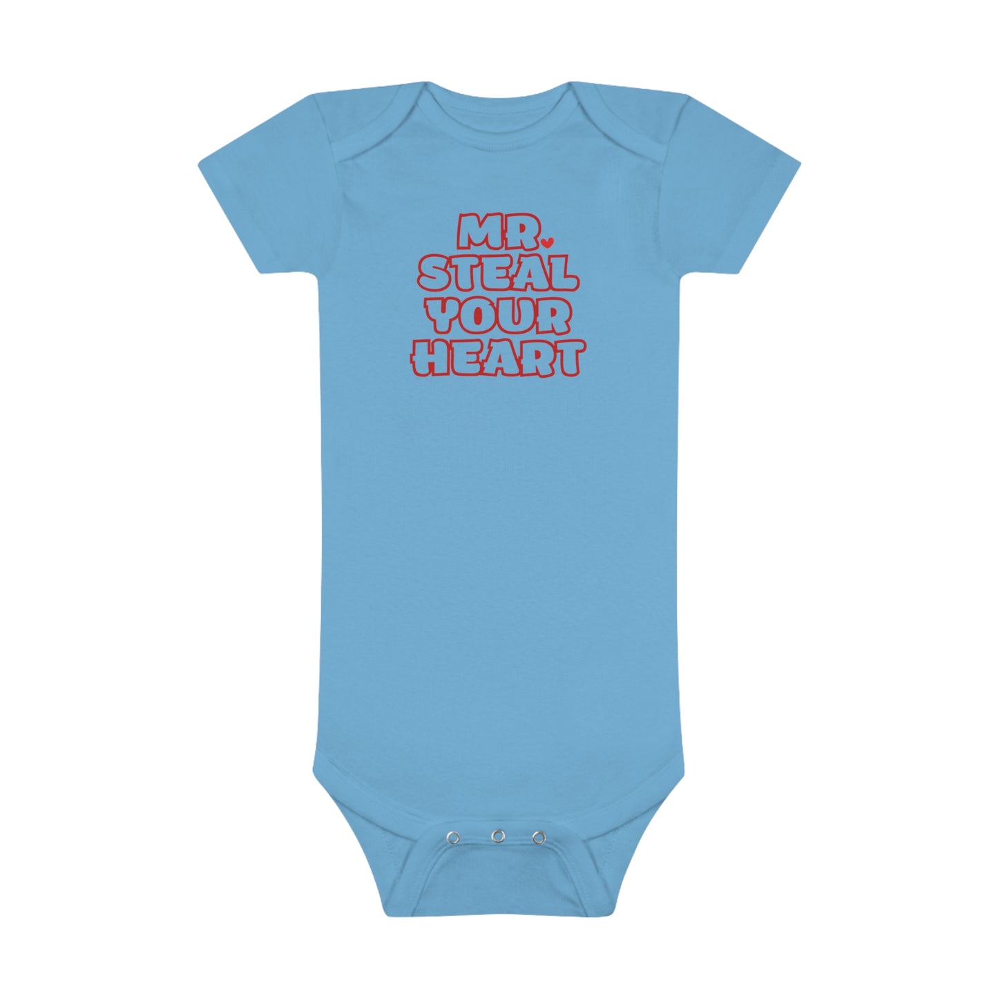 Steal Your Heart Baby Short Sleeve Onesie®