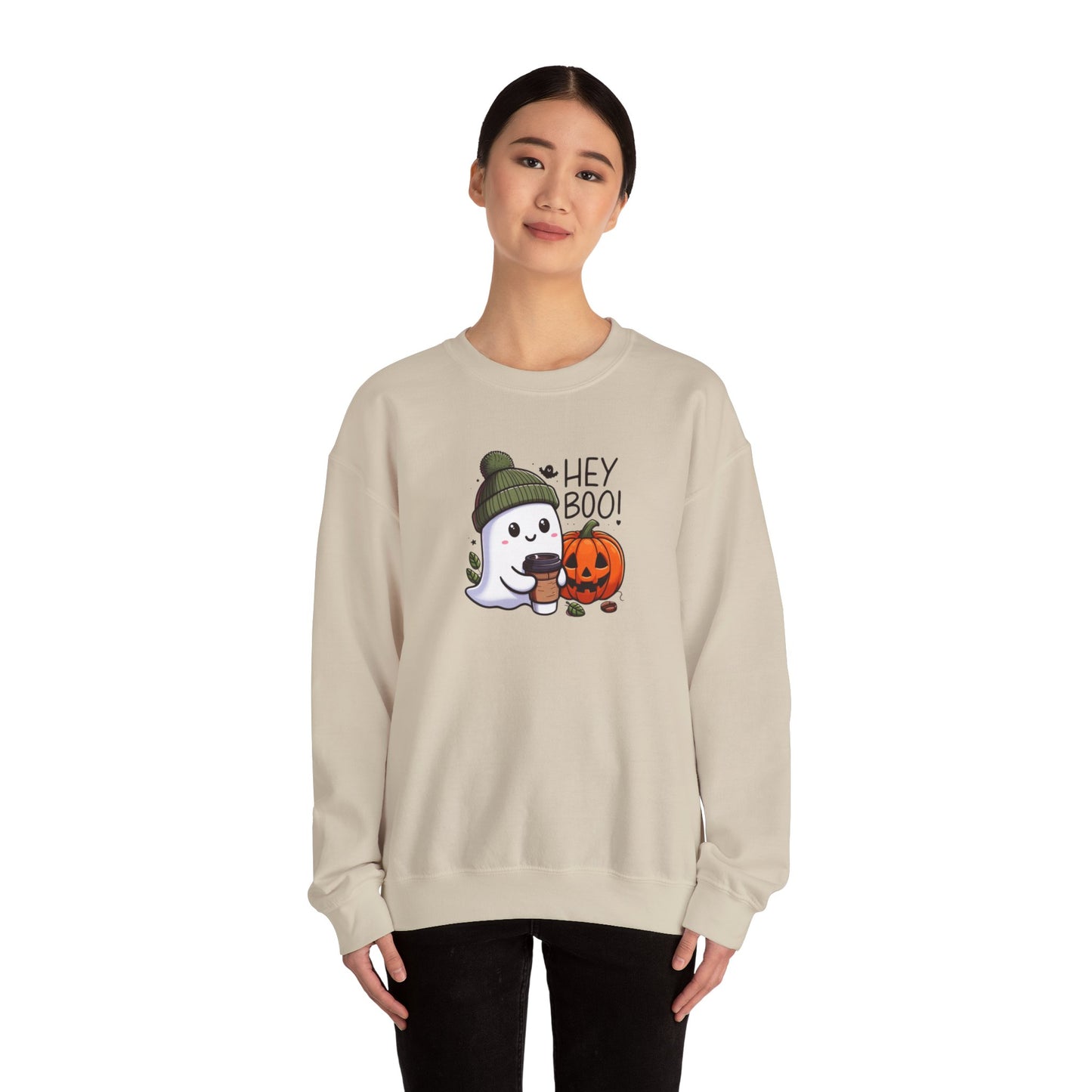 Halloween Ghost Crewneck Sweatshirt