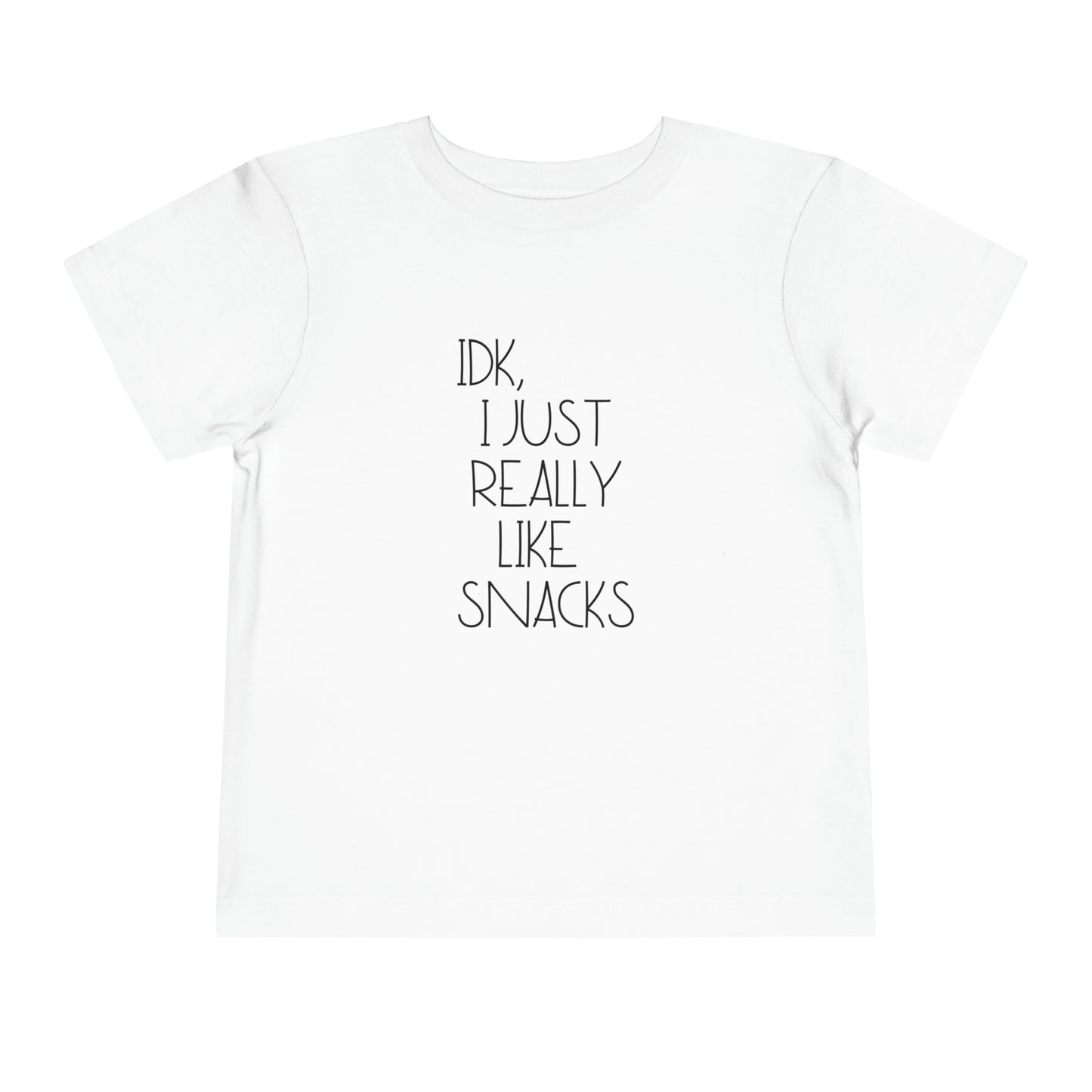 Snacks Toddler Short Sleeve Tee