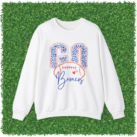 Denver Broncos Crewneck Sweatshirt