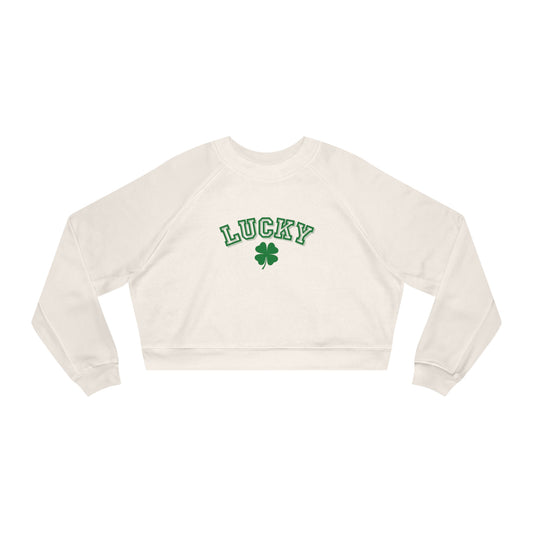 Lucky Women's Cropped Fleece Pullover