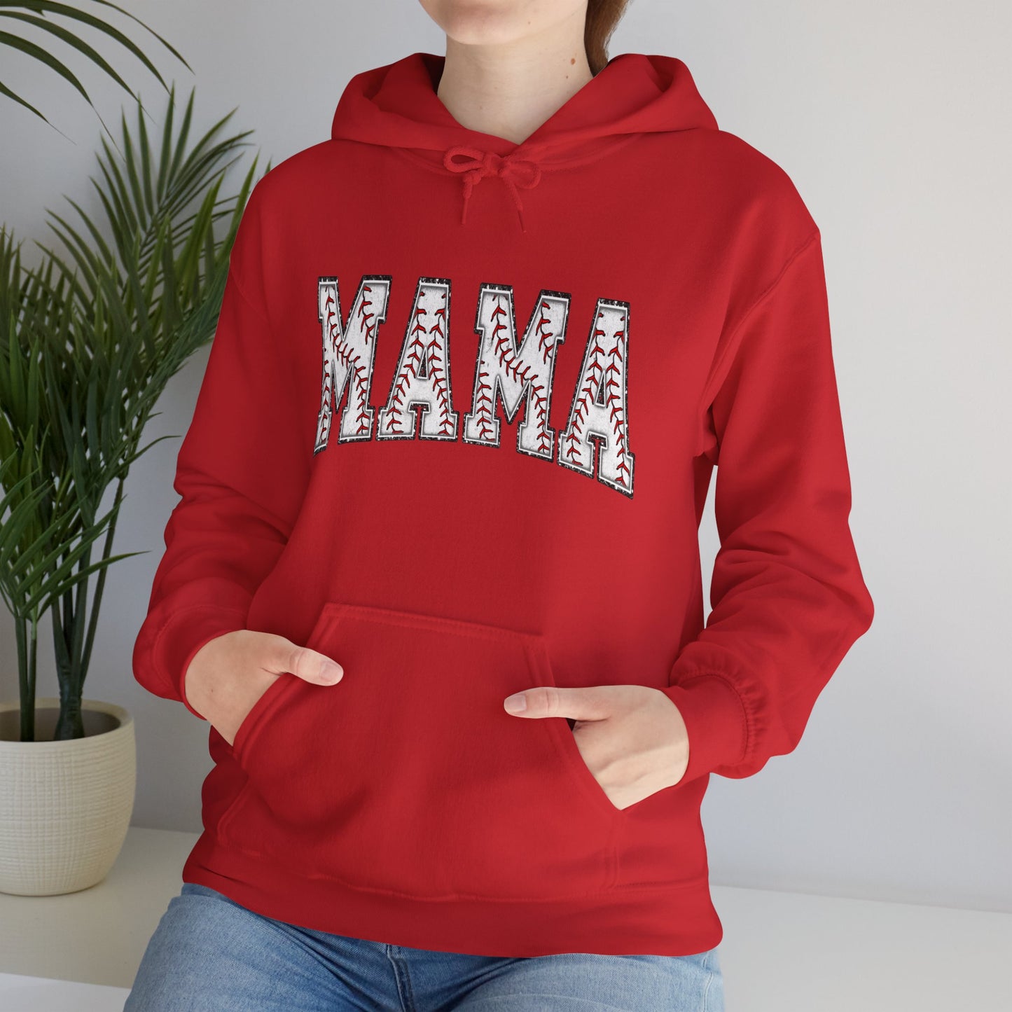 Baseball Mama Hooded Sweatshirt