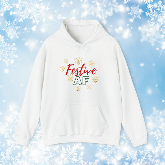 Festive AF Hooded Sweatshirt