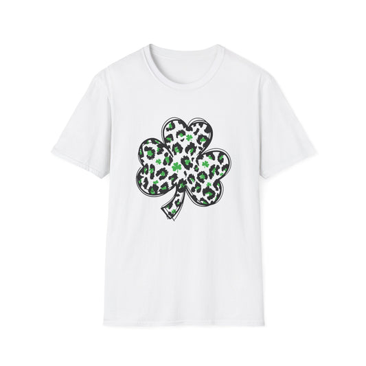 Leopard Clover Unisex Softstyle T-Shirt