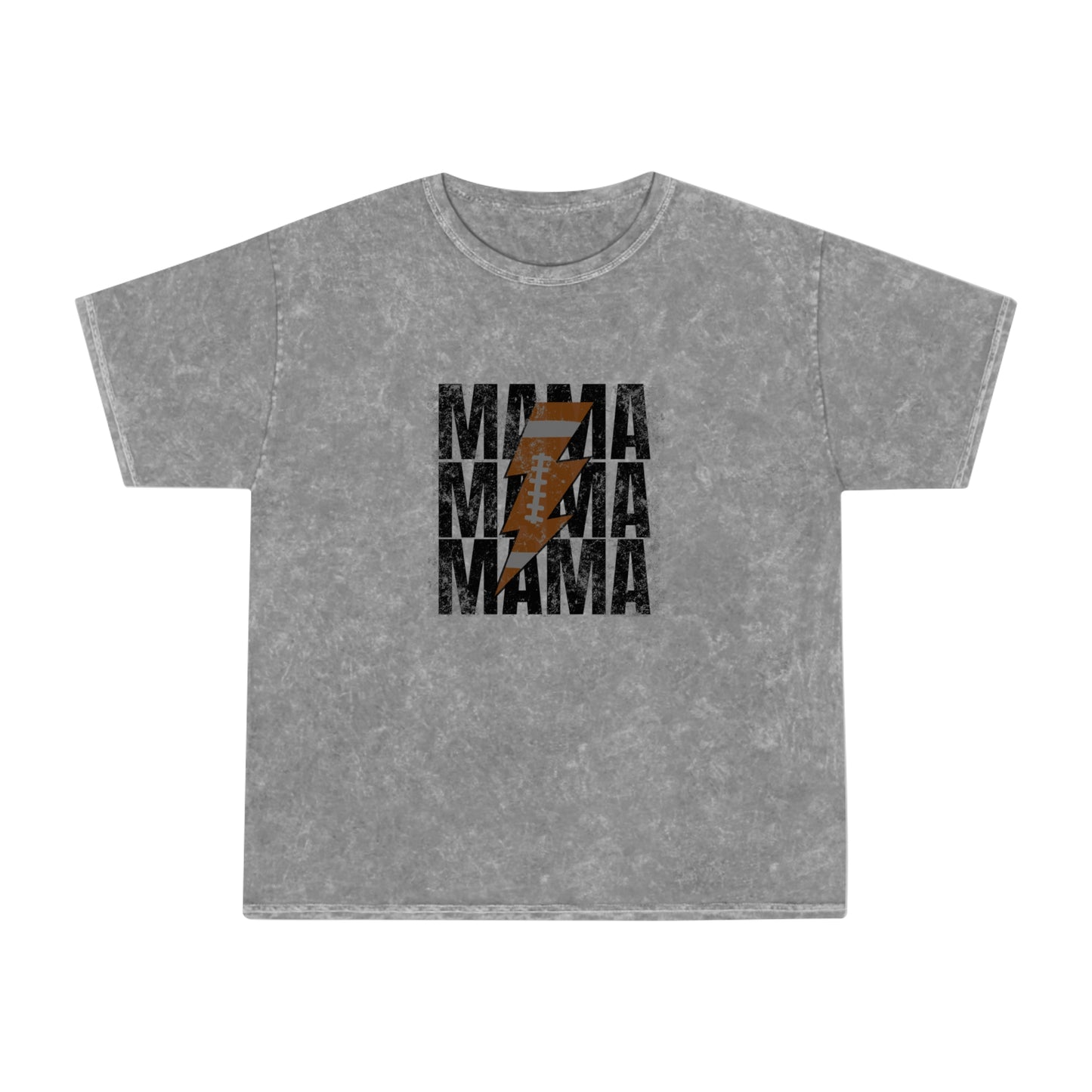 Football Mama T-Shirt with lightning bolt