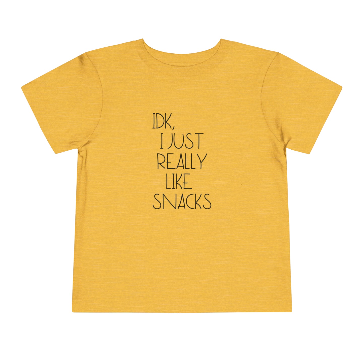 Snacks Toddler Short Sleeve Tee