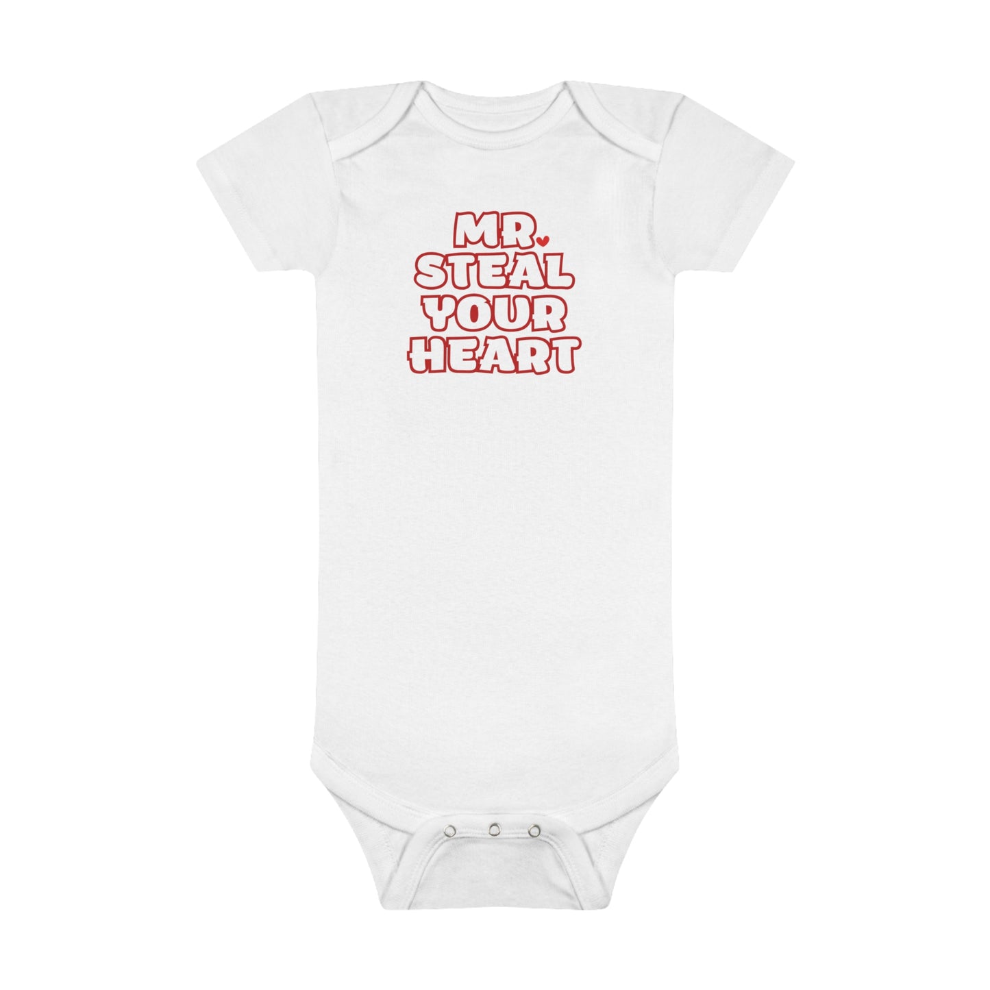 Steal Your Heart Baby Short Sleeve Onesie®